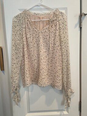 Rebecca Taylor Women's Size 4 Blush Star Blouse